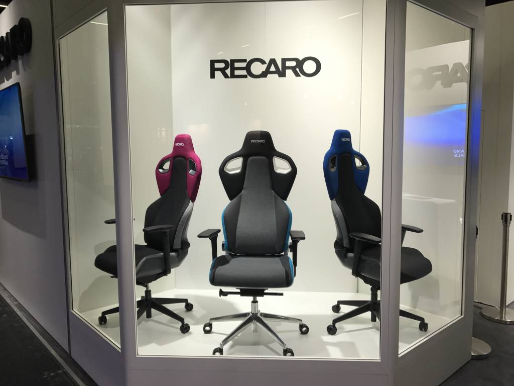 Der RECARO Exo auf der Gamescom 2018 in Köln.